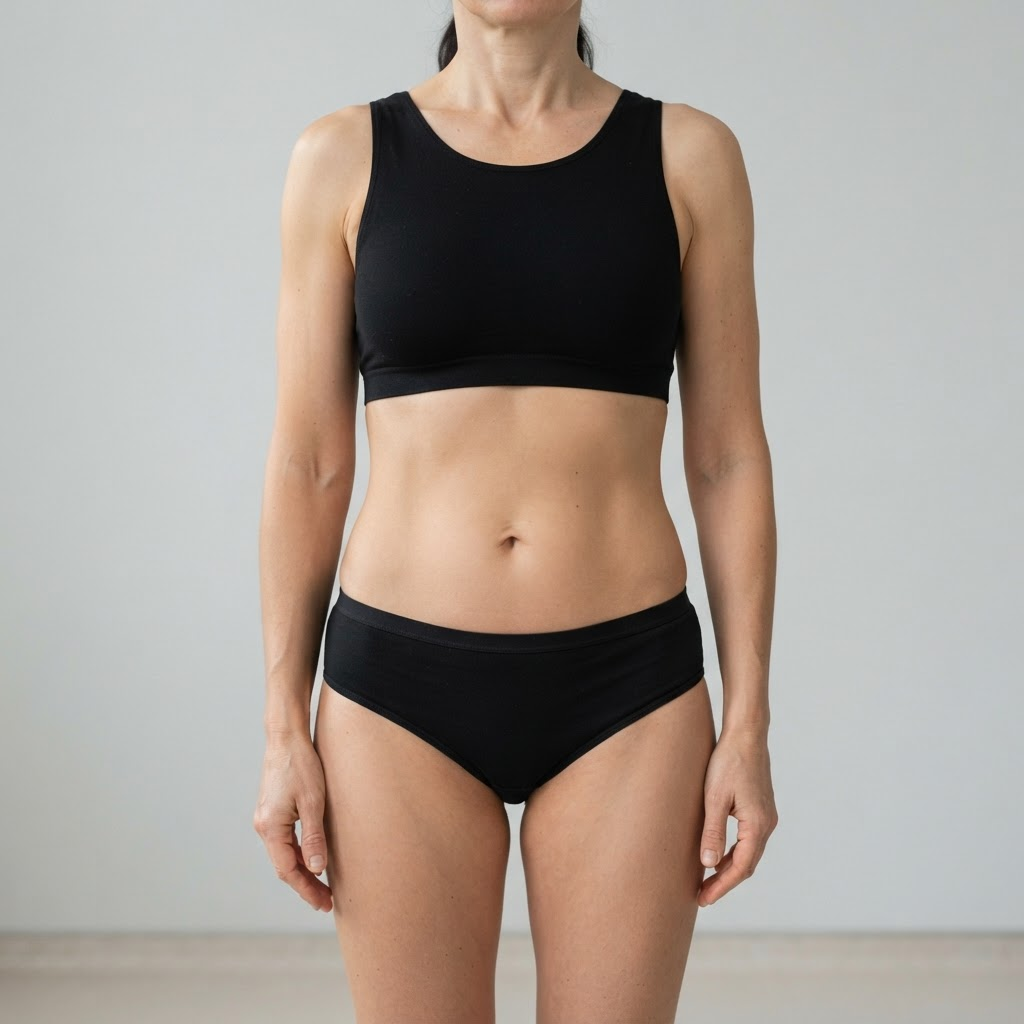 Abdominoplasty result, after