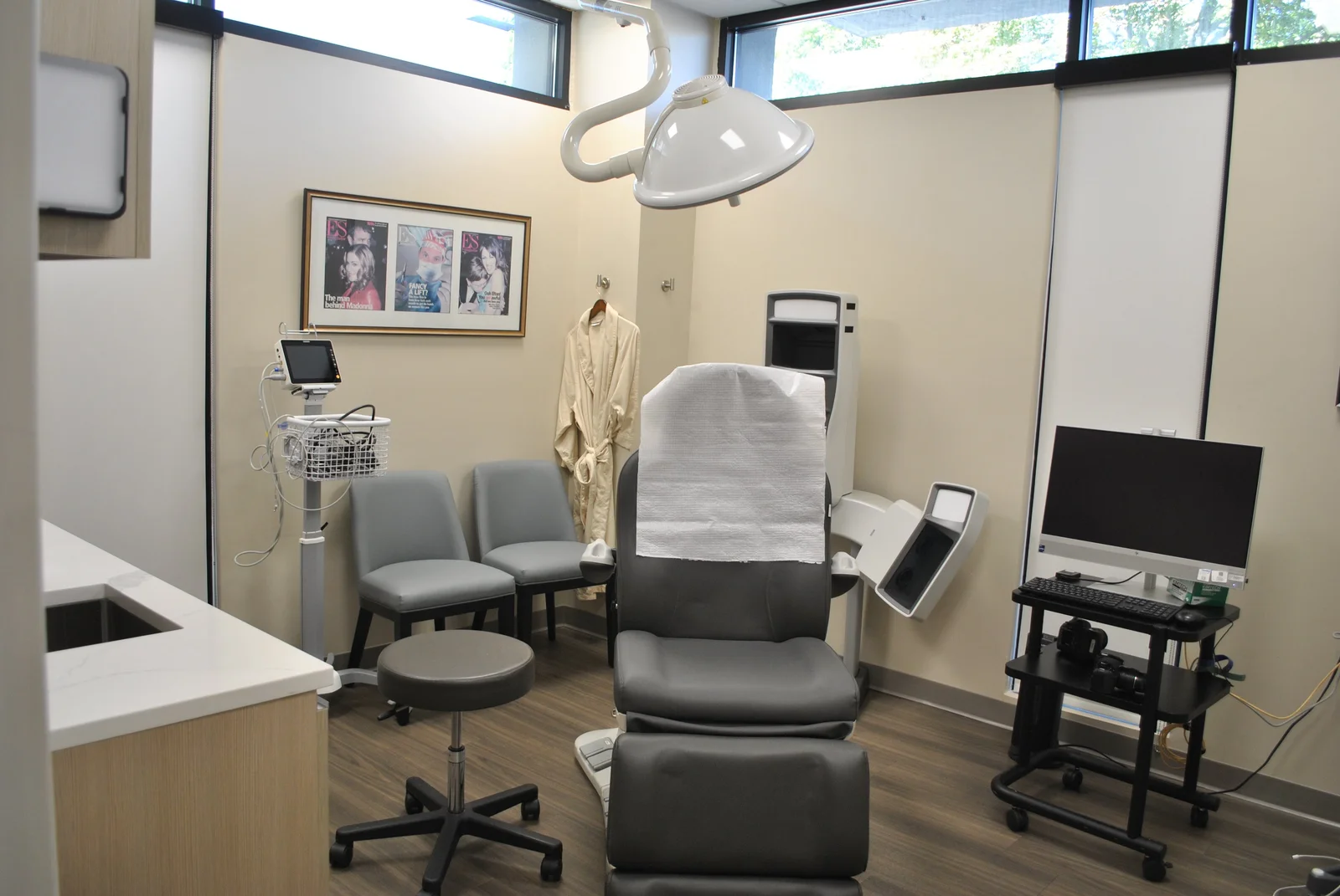 Consultation room at Kirwan Plastic Surgery in Norwalk